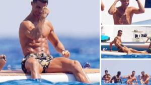 Cristiano Ronaldo luce un cuerpazo a sus 35 años y así disfruta de sus vacaciones. Ella es la chica que le toma las fotografías.