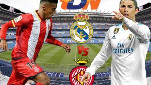 El hondureño Choco Lozano junto al Girona visitan al Real Madrid en el Santiago Bernabéu el domingo a partir de la 1:30 pm.