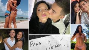 La pareja estuvo de aniversario y la modelo sorprendió a sus miles de seguidores al mostrar el mensaje que le envió el futbolista de la Juventus para enamorarla.