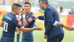 El entrenador del Motagua, Diego Vázquez, denuncia un complot en contra del equipo debido al dominio que ha tenido en el fútbol de Honduras. Fotos DIEZ