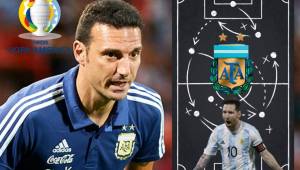 Argentina enfrenta esta tarde a Chile (3:00 P.M) y este sería el equipo que Scaloni mandaría a la cancha para el debut en la Copa América. La decisión que tomaría con el Kun Agüero.