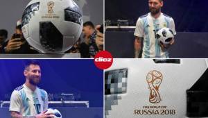 Este jueves la FIFA presentó el que será el balón para la próxima Copa del Mundo que se disputará el siguiente año. Aquí te dejamos sus mejores fotos.