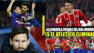 El Atlético de Madrid se quedó con las ganas de jugar los octavos de final de la Champions y no los perdonan en las redes sociales. Messi y el PSG tampoco se salvan.