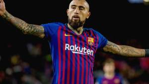 Vidal se ha convertido en uno de los favoritos de la afición del Barcelona por su entrega.