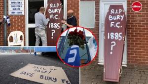 Se trata del Bury FC, un club de la tercera división de Inglaterra que atraviesa serios problemas económicos y tiene los días contados. Sus aficionados ya lo llaman el ''equipo fantasma''.