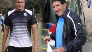 El entrenador del Honduras Progreso, Wilmer Cruz, le pide perdón a Héctor Vargas luego de las polémica declaraciones que se cruzaron. Fotos DIEZ