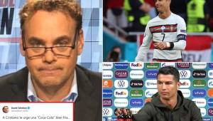 Faitelson se estaba burlando de Cristiano Ronaldo con el tema de la Coca-Cola durante el Portugal-Hungría.