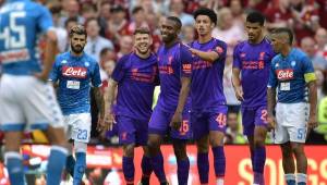 Liverpool aplastó 5-0 al Napoli en un amistoso de preparación en Irlanda.