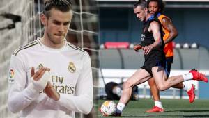Bale está sin dorsal en el Real Madrid; el 11 ahora lo luce Asensio tras haber salido a préstamo al Tottenham.