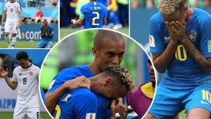 La selección de Brasil derrotó en tiempo de descuento a Costa Rica 2-0 y la eliminó del Mundial de Rusia 2018. Sorpresivamente Neymar rompió en llanto al final del partido tras anotar su gol.