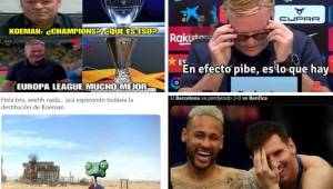 Barcelona vive una tremenda crisis y estos son los nuevos memes que hacen pedazos al equipo culé. Koeman, Europa League y Messi protagonistas.