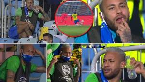 Neymar hizo su 'show' desde el banquillo y lo de Vinicius se volvió viral en cuestión de segundos en las redes sociales. ¡Es que no puede ser!