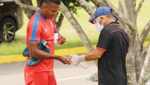 El capitán del Olimpia, Ever Alvarado, quiere que el equipo gane campeonatos y no le importan las críticas que le hagan al estilo. Foto cortesía Club Olimpia