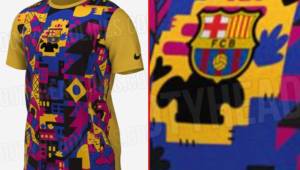 Esta posible camiseta del Barcelona que fue filtrada por Footy Headlines no ha sido aceptada por la afición blaugrana.