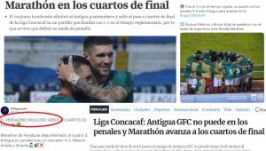 Marathón tuvo que recurrir a los penales para vencer al Antigua en la Liga Concacaf. Esto es lo que dice la prensa internacional sobre el triunfo de los verdes.