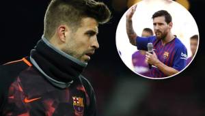 Piqué reveló que ya estaba enterado de que Messi puede salir del Barcelona cada final de temporada.