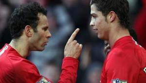 Giggs y Cristiano Ronaldo fueron compañeros por seis campañas en el Manchester United.