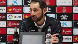 Pablo Machín, entrenador del Girona, habló del partido que sostendrá su equipo este domingo contra Real Madrid en el Santiago Bernabéu.