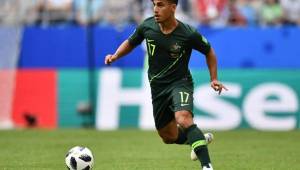 Daniel Arzani, de 19 años, fue anunciado como nuevo jugador del Manchester City.