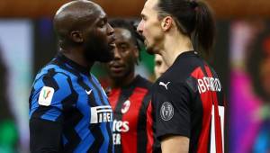 Lukaku e Ibrahimovic se dijeron de todo durante un Inter-Milan por la Copa Italia que se disputó en enero.