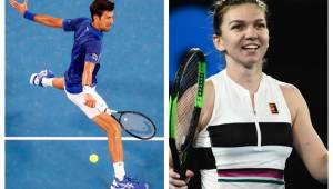 Novak Djokovic y Simona Halep son los dos mejores tenistas del mundo y afrontarán la cuarta ronda del Australian Open.