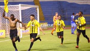 Jamal Charles fue el que le dio el gol del triunfo al Real España ante Motagua.