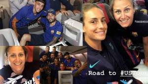 Los equipos masculino y femenino del Barça viajaron a los Estados Unidos para continuar con la preparación y la distribución de asientos en el avión desató la polémica.