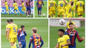 El Cádiz consiguió un valioso empate sobre la hora ante Barcelona en el Camp Nou tras un penal de Lenglet sobre Sobrino tras un centro al área del Choco Lozano. Las imágenes que dejó el duelo.