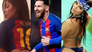 Suzy Cortes, la espectacular modelo brasileña y fiel aficionada a Lionel Messi, celebró los 500 goles del argentino con infartantes fotografías.