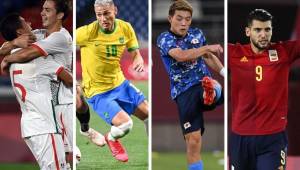 Sin sorpresas, los favoritos Brasil, España y México llegan a semis en Tokio 2021. Japón también se clasificó.