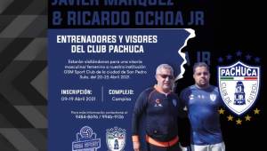Dos visores del Club Pachuca estarán en las canchas del complejo Rancho Tara en San Pedro Sula para elaborar entrenamientos donde buscarán llevarse a cinco estrellas del fútbol catracho.