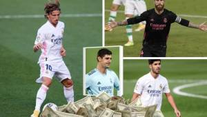 Diario AS dio a conocer el valor de mercado del plantel del Real Madrid. Luka Modric con precio irrisorio y el más caro solo pasa lesionado.