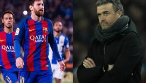 Según portales de España, Messi no seguiría si continúa Luis Enrique.
