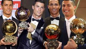 El portugués Cristiano Ronaldo recibió este lunes el Balón de Oro 2016. Es el cuarto en su carrera.
