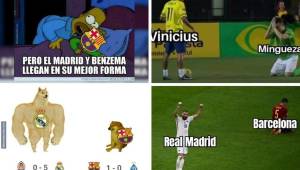 Barcelona y Real Madrid juegan este domingo por la Liga de España y los memes se hacen presente en las redes sociales.