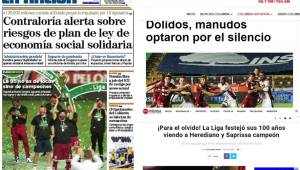 Así amaneció la prensa en Costa Rica tras la conquista del Saprissa y el papelón de la Liga Alajuelense que no fue rival para los morados que los barrieron en los dos partidos. ¿Qué dicen de Alex López?