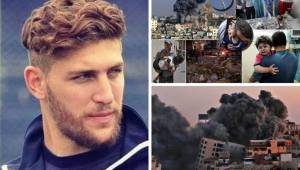 El futbolista argentino cuenta en primera persona cómo se vive el bombardeo de Israel y Palestina. La situación es crítica en la Franja de Gaza.