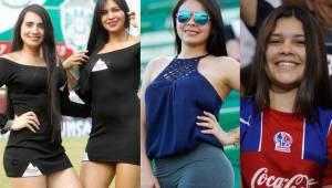 El estadio de Marathón es la principal fuentes de chicas bellas en cada jornada de la Liga Nacional de Honduras.
