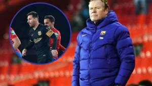 Koeman habló de varios temas incluida la posible renovación de Messi.