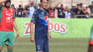 Gonzalo Klusener debutó con Motagua en Danlí. Foto Ronald Aceituno.