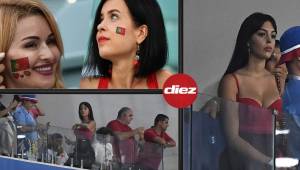 Georgina Rodríguez, mujer de Cristiano Ronaldo, fue captada en el palco junto a un amiga muy bella, además mira las otras bellezas lusas.