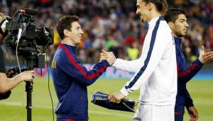 El delantero sueco del Manchester United, Zlatan Ibrahimovic, solo tuvo elogios para Leo Messi con quien compartió en 2009 cuando jugaron en el Barcelona.