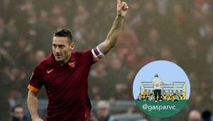 Francesco Totti jugó toda su carrera en la Roma de la Serie A de Italia.