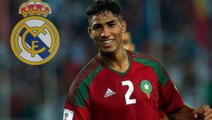 Achraf Hakimi a sus 18 años es internacional con la Selección absoluta de Marruecos.