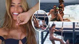 El polémico Nicklas Bendtner y Philine Roepstorff disfrutan de sus picantes vacaciones en Tremezzo, Italia. El diario The Sun compartió las fotografías.