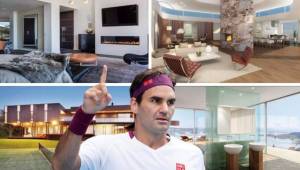 El tenista suizo Roger Federer tiene esta bella mansión en Wollerau con una linda vista al Lago Zurich, misma en la que reside desde el 2014.