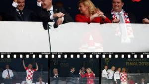 La destinguida presidenta de Croacia, Kolinda Grabar-Kitarovic engalanó la final del Mundial con su presencia en el palco del estadio Luzhniki.