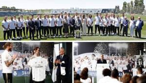 Real Madrid sigue celebrando el título 34 de la Liga de España y lo hizo con un acto institucional donde estuvo Florentino Pérez y otras autoridades.