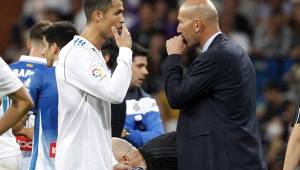Zinedine Zidane reveló el sentimiento de Cristiano Ronaldo tras ganar ante el Espanyol.