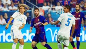 Real Madrid y Barcelona se enfrentaron en pretemporada en Estdos Unidos, este será el primer duelo oficial en la Liga.